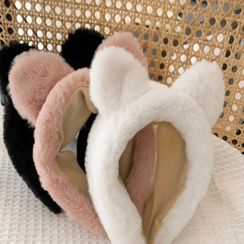 

Cute Cat Ears Headband Super Cute Wide-brimmed Headband Fluffy Washable Makeup Hair Band New Arrival