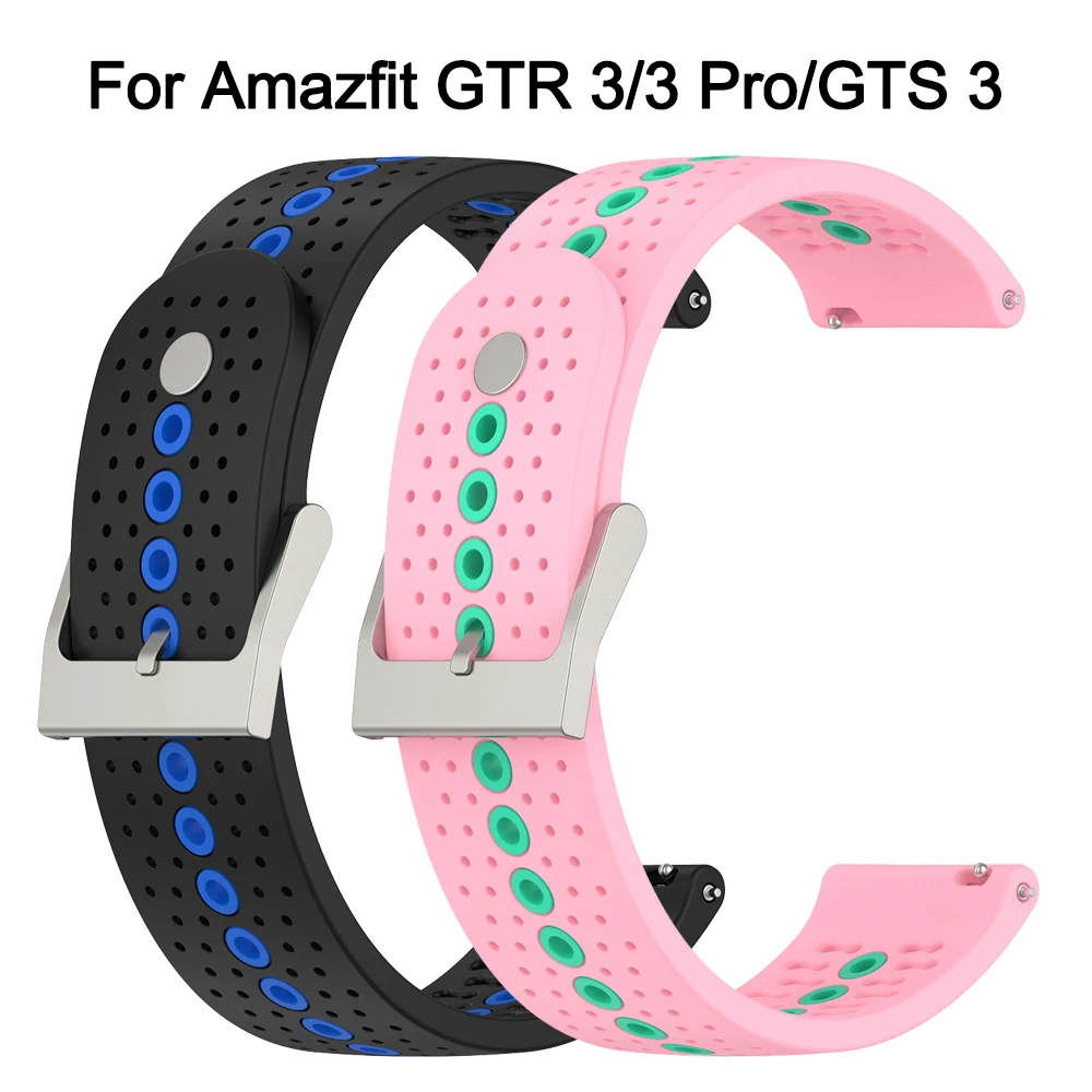 Correa De Silicona Para Reloj Inteligente Amazfit Gtr 4 Y 3, Correa De  Repuesto Para Reloj Inteligente Amazfit Gts 3/gtr3 Pro - Accesorios  Inteligentes - AliExpress