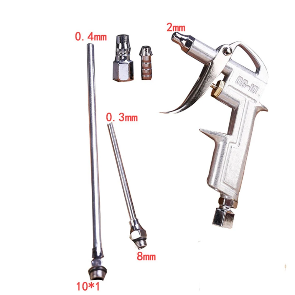 

Pneumat Car Air Blowing Gun Blow Dust Clean Tools Air Blow Dust Gun With Air Inlet Port And Replacement Long Nozzle
