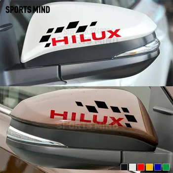 

1 Pair SPORTS MIND Vinyl Rear view Mirror Car Styling Car Sticker Decal For Toyota Hilux 2017 Revo Exterior Accessories