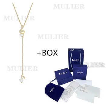 

SWA [Latest Product]MULIER PLEASANT Fashion Exquisite Music Symbol Pendant Female Necklace 5549885 Send Girlfriend the Best Gift