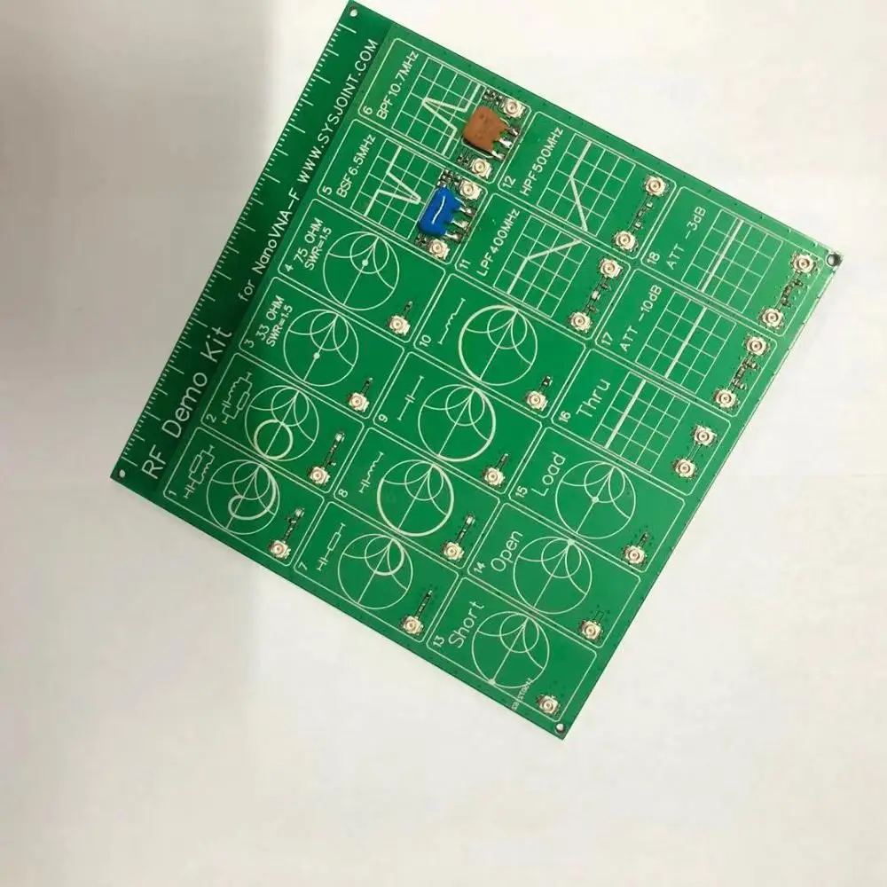 RF Demo Kit For NanoVNA VNA RF Test board Vector Network Test Filter / Attenuator