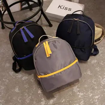 

Women Backpack Fashion Nylon Korean Bags For Teenage Girls Black Small Female Backpacks Casual Shoulder Back Bookbags