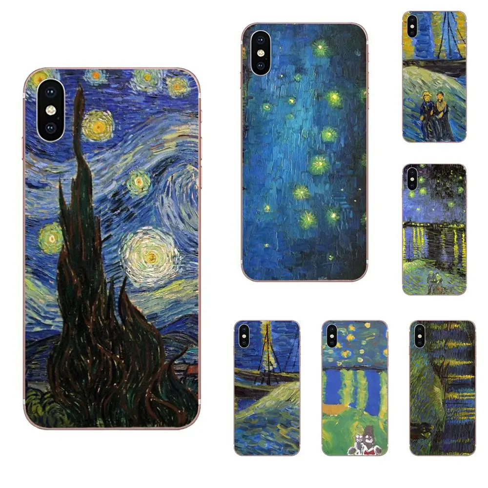

Starry Night Over The Rhone Van Gogh For LG G2 G3 G4 G5 G6 G7 K4 K7 K8 K10 K12 K40 Mini Plus Stylus ThinQ 2016 2017 2018