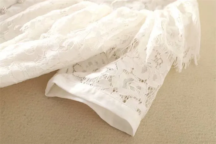Корейское роскошное Сексуальное Женское Платье Vestido белое кружевное с v-образным вырезом однотонное белое платье с короткими рукавами длиной до колена женское элегантное платье