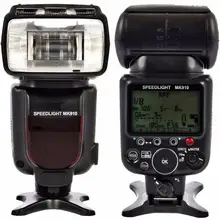 Meike mk910 1/8000s sincronização ttl câmera flash luz speedlite para nikon d7100 d7000 d5300 d5100 d5000 d5200 d90 d70 + dom gratuito