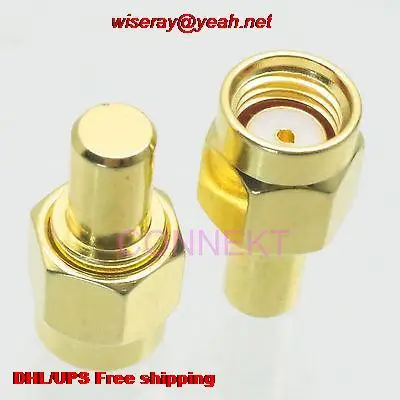 

DHL/EMS 100pcs Loads 1/2W 0.5 Watts RPSMA male DC-2.5GHZ 50ohm Terminal termination dummy-loads-A6