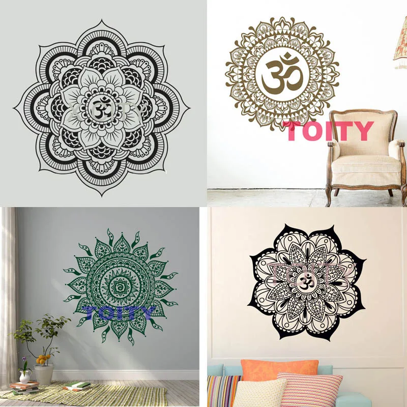 29 Disenos Pinturas Murais Gran Mandala Calcomania De Vinilo Para