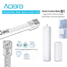 Aqara-Pista de cortina inteligente B1, sistema de Control de riel de cortina eléctrico personalizado privado con motor Aqara B1 para casa inteligente