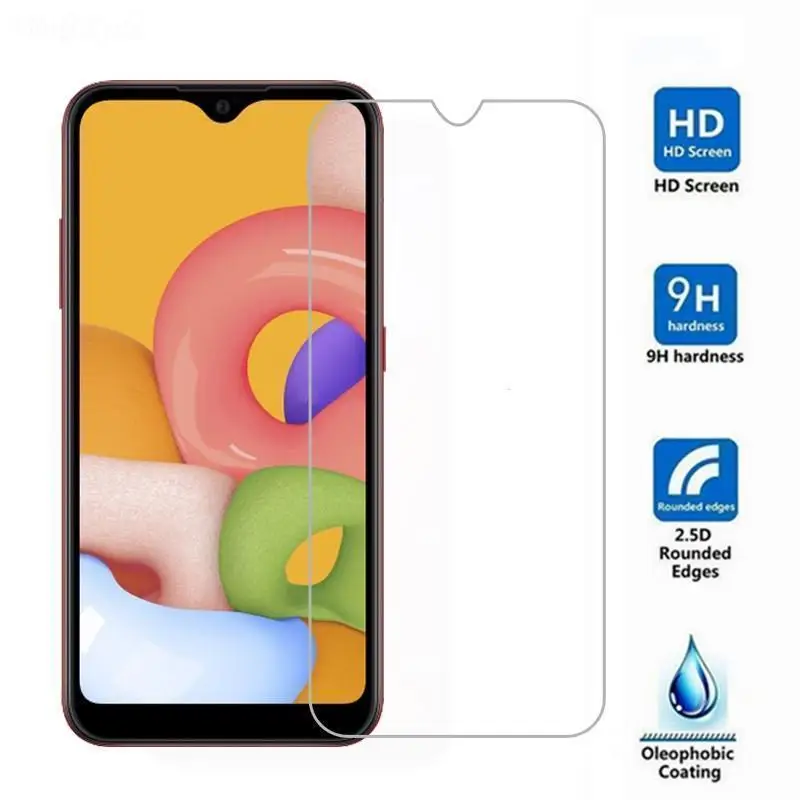 9H HD закаленное стекло для samsung Galaxy A01 A51 A71 Защитная пленка экрана A50 A70|Защитные