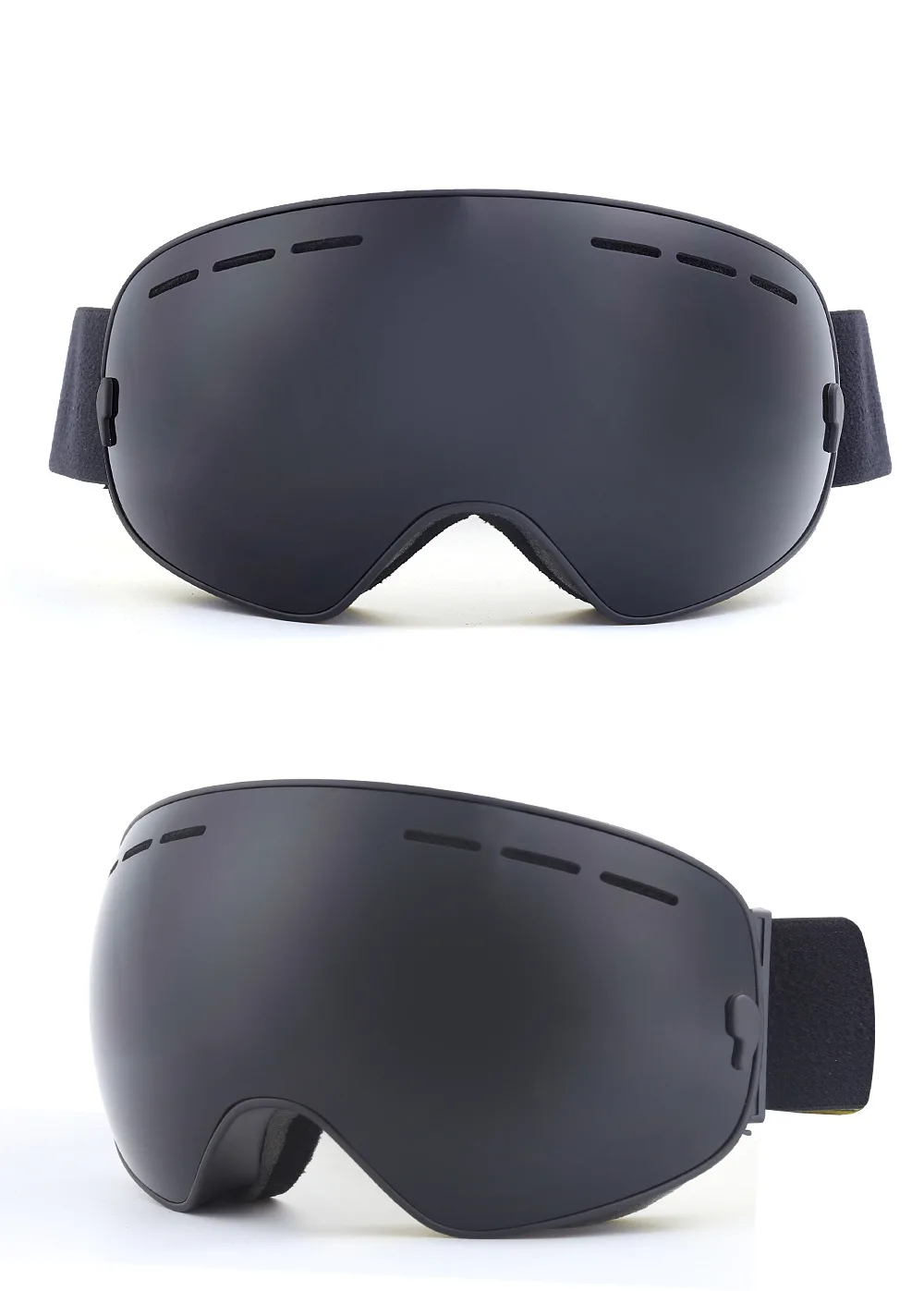 Классический двойной слой анти-туман HD очки для катания на лыжах и анти-песок для снежной погоды