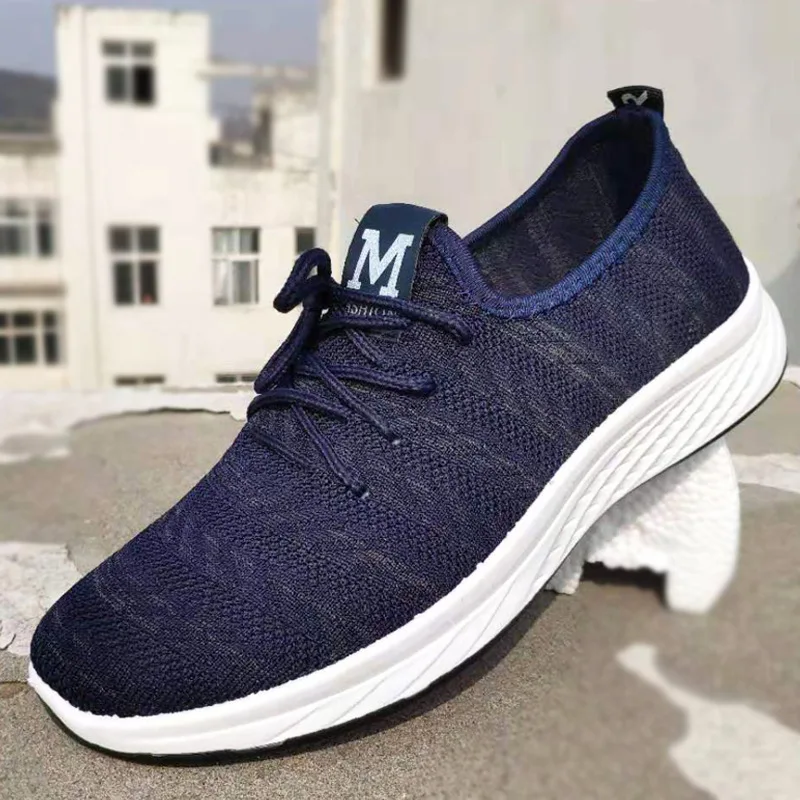 

2019 New Style Spring And Autumn Men Sports Casual Running Trendy Shoes Korean-style Trend Fly Netting Shoes Anti-slip Versatile