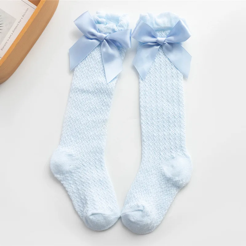 toddler fishnet socks with bow