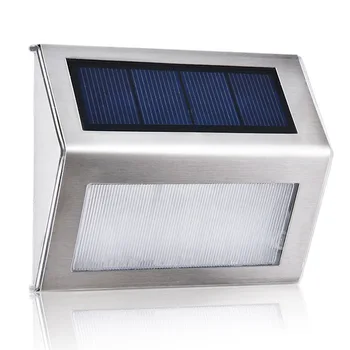 

Stainless Steel Outdoor Solar Wall Lamp Waterproof PIR Motion Sensor Garden Light Solar Powered Spotlight Sunlight Street Light