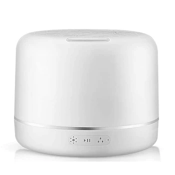 

SANQ Portable Ultrasonic Humidifier, Bluetooth Sound Humidifier, Air Purifier with Warm Lamp, Aromatherapy Machine,EU Plug