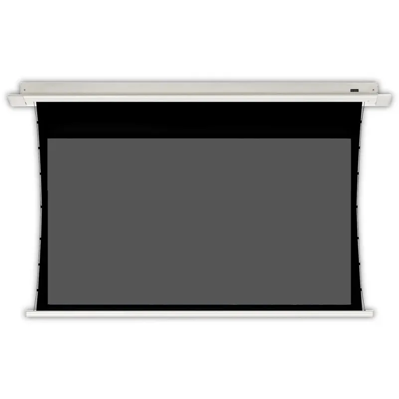 Trinovisuals  4K / 8K HD PVC Flexible 96% Ambient Light Resistance Recessed In-Ceiling Electric Tab Tensioned Projector Screen