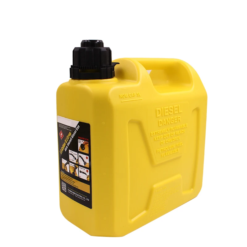 Новый портативный 5л топливный бак красные газовые банки запасные бензиновые