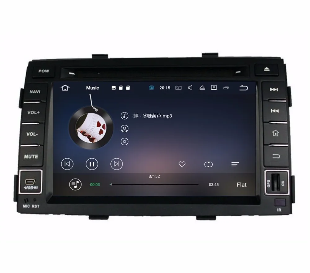 Восьмиядерный 7 'Ǝ ядер Android 9 0 автомобильный Радио dvd плеер GPS для Kia Sorento R 2010 2011