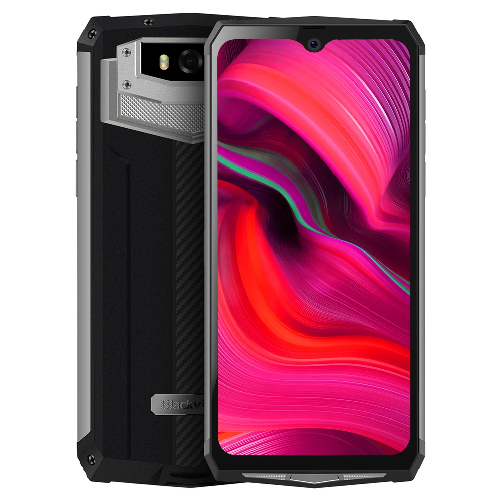 Blackview BV9100 6,3 ''FHD+ 13000mAh IP68 прочный смартфон 4 Гб 64 Гб Helio P35 Восьмиядерный Android9.0 мобильный телефон 30 Вт Быстрая зарядка