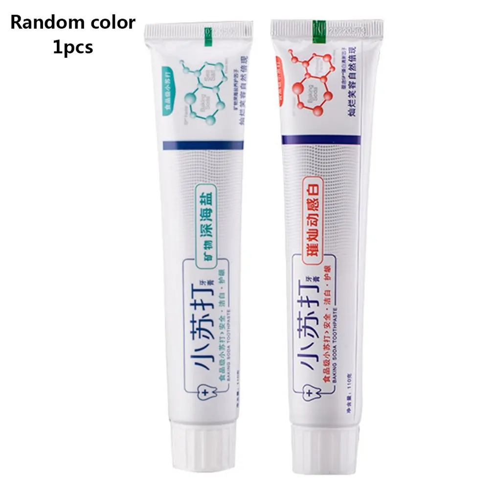 Press Type Teeth Whitening Toothpaste Baking Soda Pressing Toothpaste Fresh Tone Oral Care To Tooth Stains