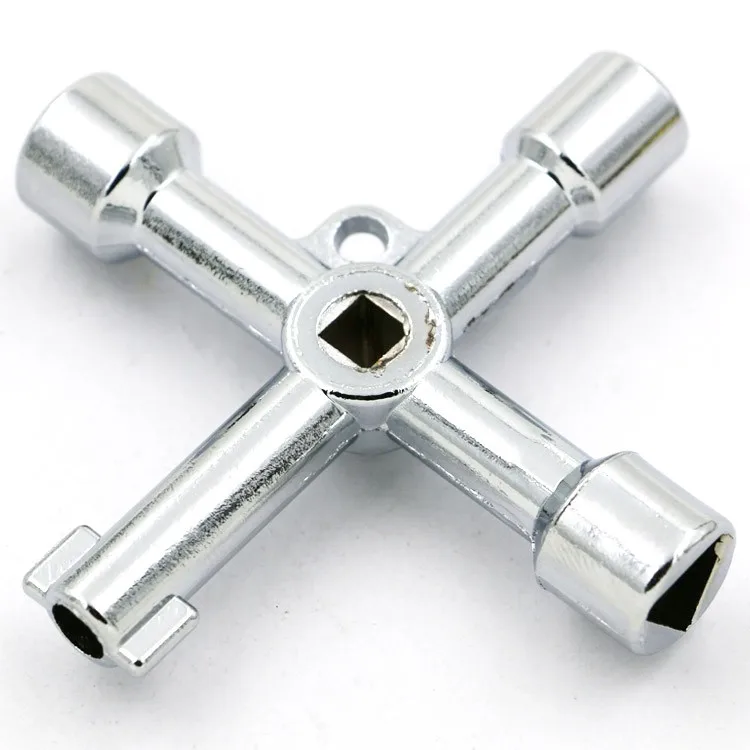 Lot De 4 Clés Utilitaires Multifonction 4 Voies - Clé Universelle En