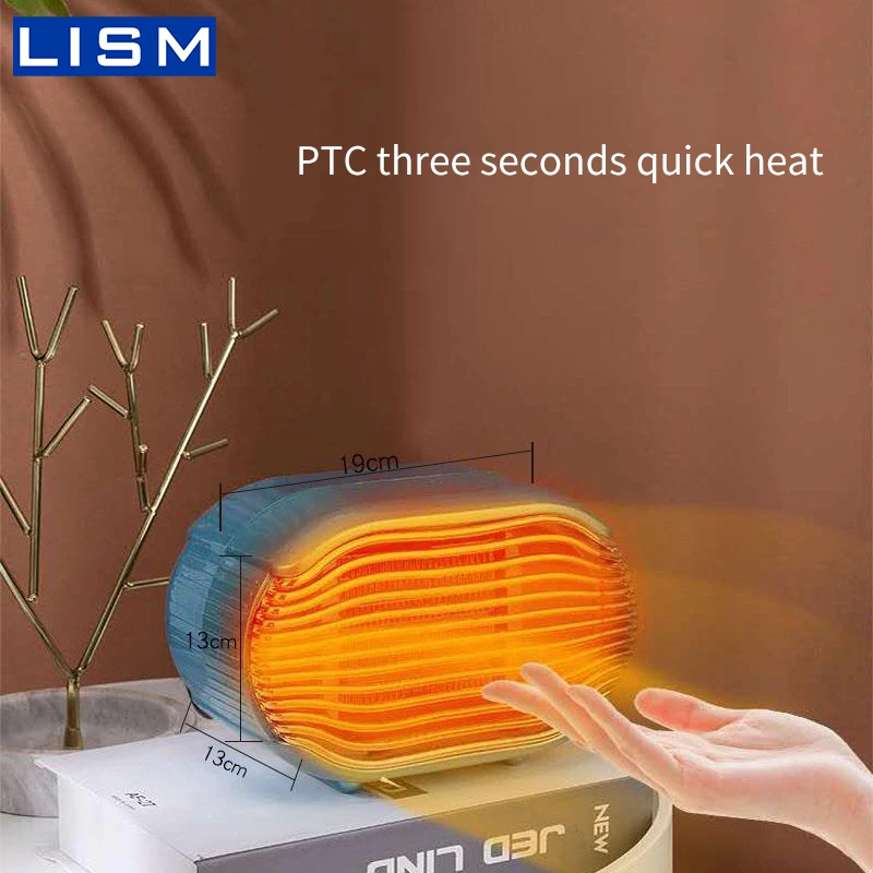 

PTC Ceramic Home Heater 3 Speed Heater Portable 3s Rapid Heating Warm Blower Room Fan Stove Heater For Office Home