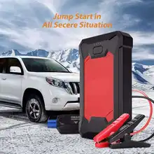 600A 11000 мАч портативный автомобильный стартер банк питания автомобильный аккумулятор зарядное устройство 12 в водонепроницаемый светодиодный фонарик Автомобильное пусковое устройство