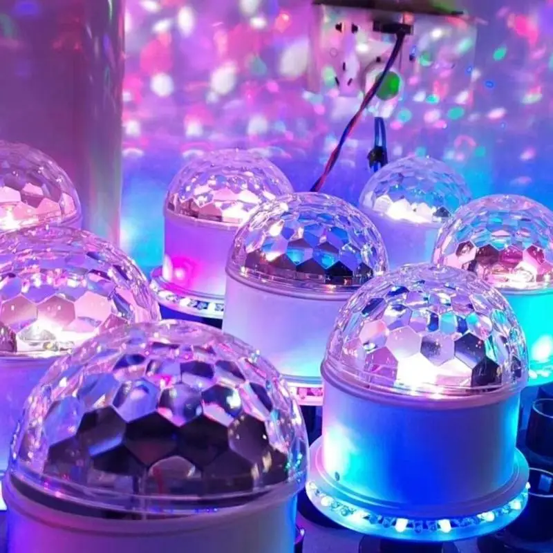 

Musical Bulb Light E27 Flying Saucer Various Dimming Modes Wireless Remote Sound 6LED RGB Smart Colorful Bluetooth