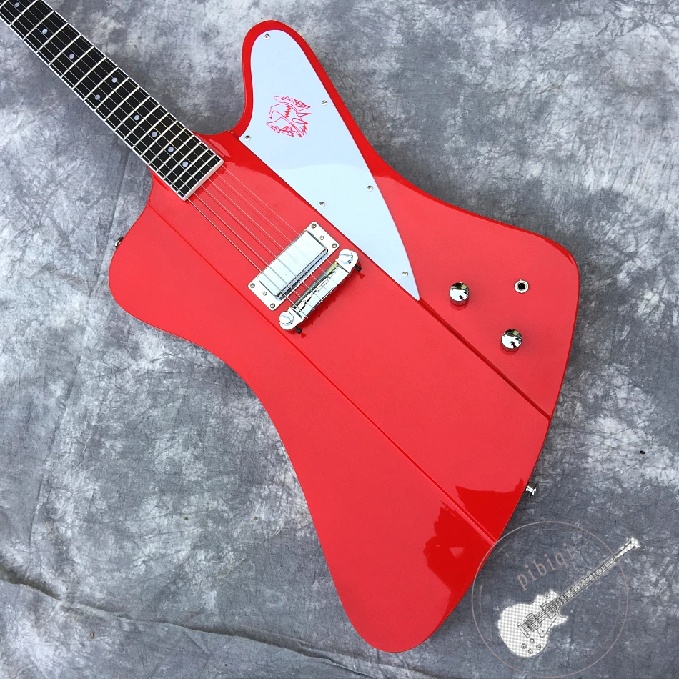 

Custom shop, high quality red electric guitar, new 2020 hot sale, logo, color, wood, shape can be customized, free shipping.