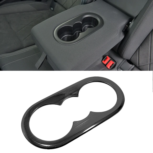 Car Interior Accessories For Volkswagen VW Golf 8 MK8 2020 2021 LHD Water Cup Cover Air Vent Trims Window Lift Switch Panel Trim Black steel
