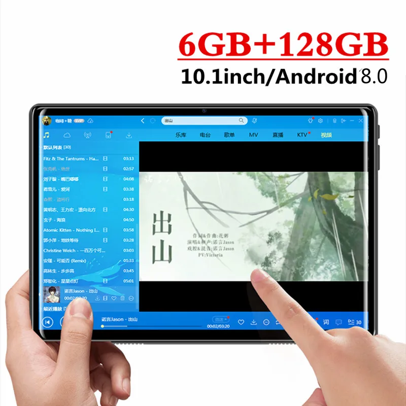 

2020 new 10 inch Tablets Android 8.0 10 Core Ram 6GB ROM 128GB Dual Camera 5.0MP Dual SIM 4G call phone tablet PC Wifi GPS gift