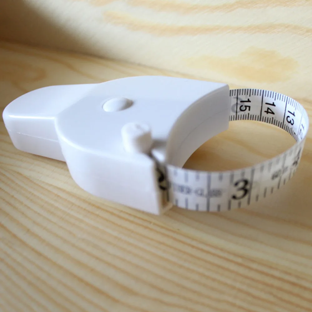 High Qulaity 1.5m Fitness Accurate Body Fat Caliper Measuring Body Tape Ruler Measure Tape Measure White Body Fat Caliper ph meters