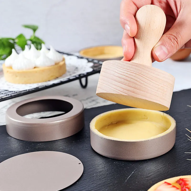 

Cake Mold Loose Bottom Mini Round Shaped Mousse Cake Mold Egg Tart Tamper Mousse Cake Rings Mold Kitchen Baking Tools