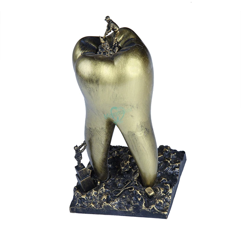 1 шт. подарок для дантиста изделия из смолы Игрушки Зубные зубы ремесленные стоматологическая клиника украшения предметы интерьера креативная скульптура