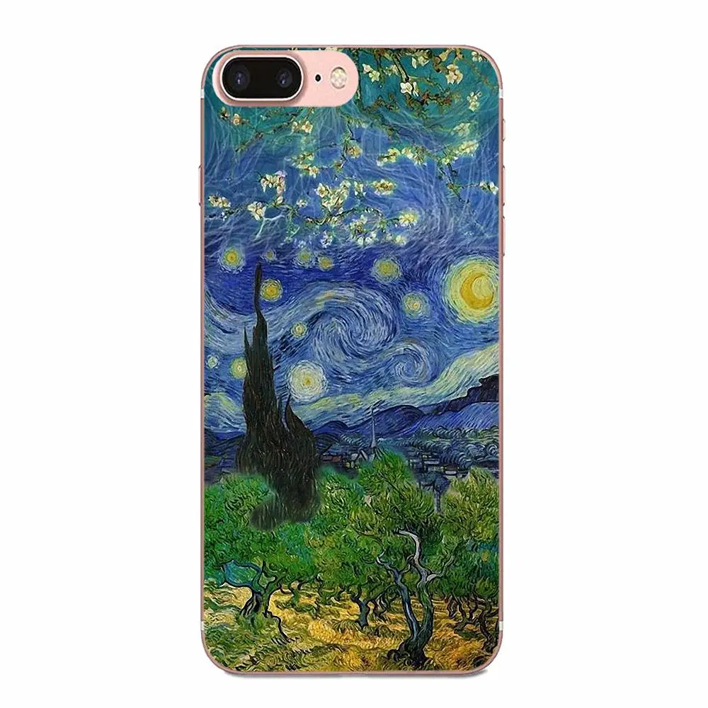 as picture Мягкий черный чехол из ТПУ для телефона Van Gogh для Xiaomi Redmi Mi 4 7A 9T K20 CC9 CC9e Note 7 9 Y3 SE Pro Prime Go Play - Цвет: as picture