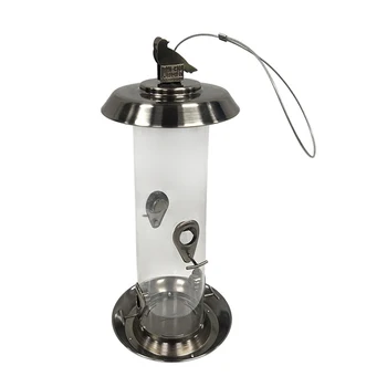 

Iron Metal Outdoor Birds Feeder Garden Removable Pet Birds Feeder with Lanyard SP99