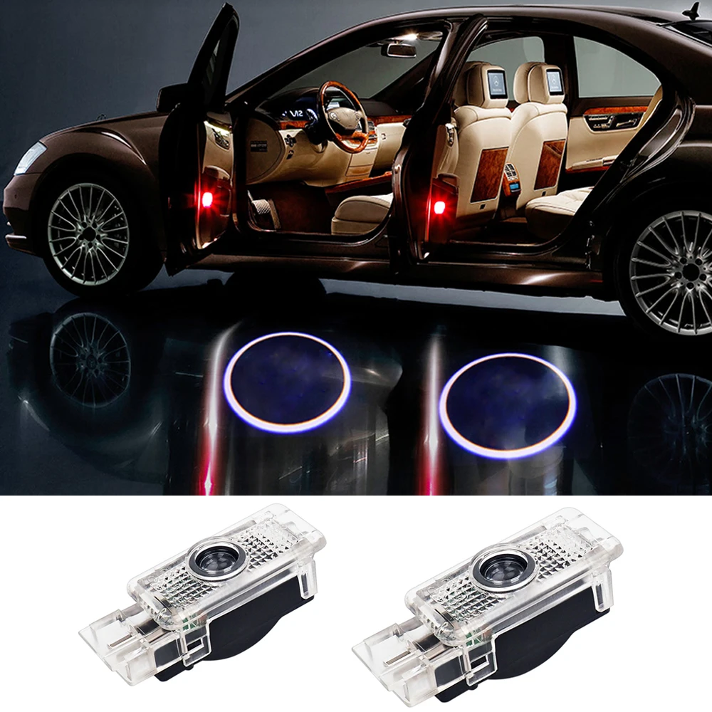 

Welcome Light for Car Door Light For AMG Mercedes Benz W203 2001-2007 Maybach W240 Wagon SLK CLK SLR R171 W209 Logo Projector
