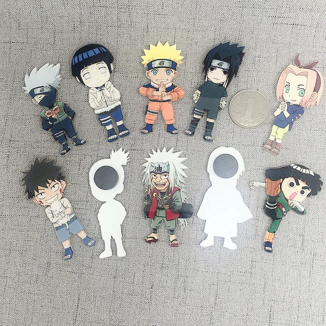 Naruto Crystal Glass Magnet Hűtőszekrény Mágnes Dekoráció Mágneses Játék Otthoni Kert Karácsonyi Születésnapi Ajándék 2021 Hírek - Image 2
