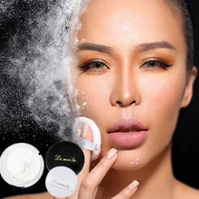 Refreshing Mineral Loose Powder Makeup Transparent Finishing Powder Waterproof Cosmetic For Face Finish Setting With Puff 2 in 1