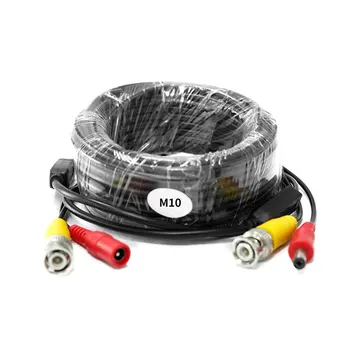 

CCTV Security Video Camera DVR Data Power Extension Cable BNC+DC Pure Copper Double Shielding Safety Camera Video Cable