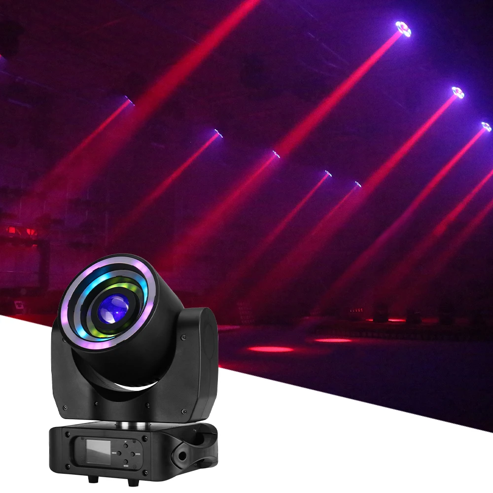 40W LED RGBW Beam Wash Moving Head Light DMX512 Stage Professional Zoom Spot Light For DJ Disco Wedding Xmas led Music Party