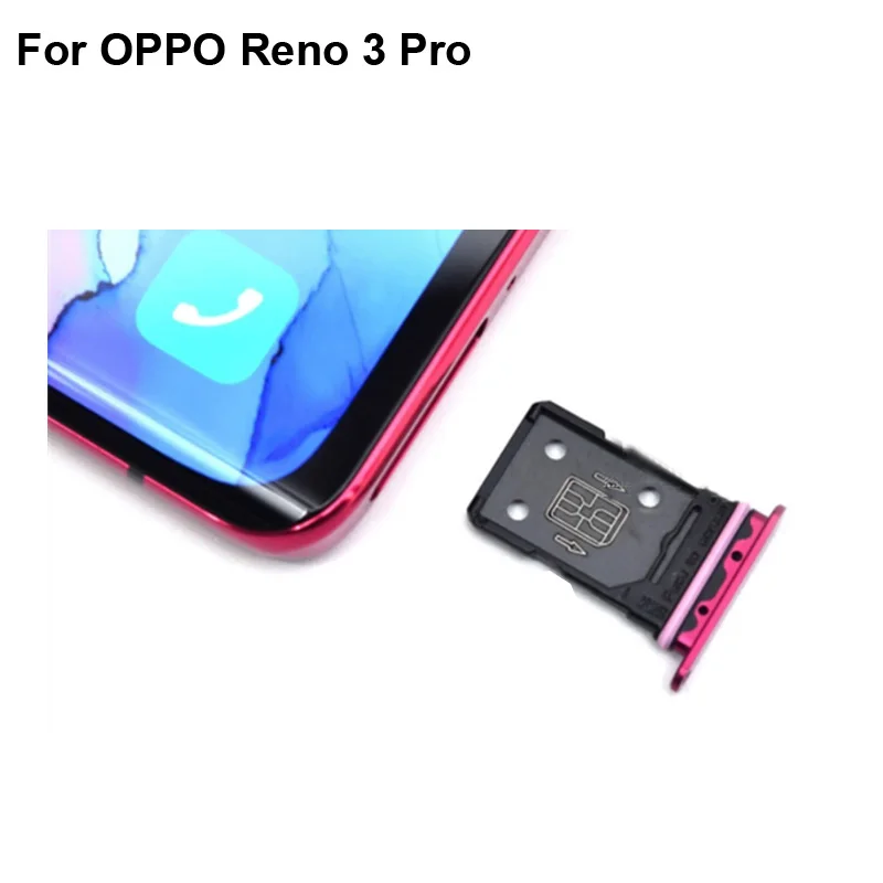 Для OPPO Reno 3 Pro Новый протестированный слот для Sim-карты держатель карт лоток Reno3 Sim