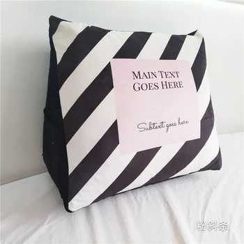 

Cartoon Bedside Cushion Office Chair Support Back Bench Cushion Sofa Large Backrest Pillow for Bed Washable Coussin Gift FK267