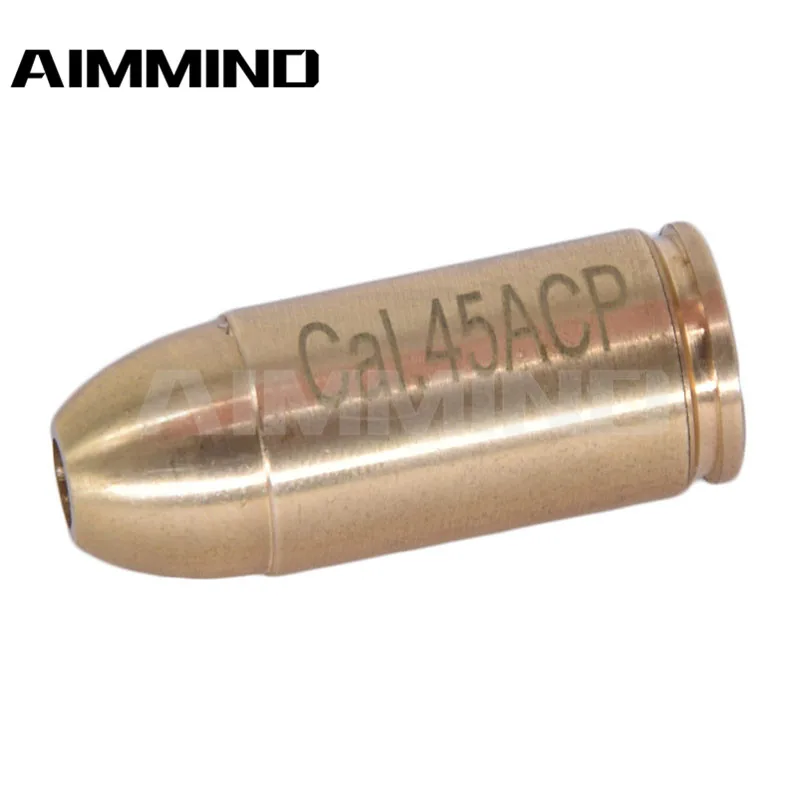 

Laser Boresighter 45ACP Red Dot Sight Gun Bore Sight Laser Ammo, Laser Bullet, Laser Cartridge for Pistol, Shooting Training