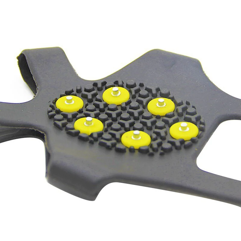 

Men Women 10 Tooth Crampons Non-slip Shoe Covers Climbing Mountaineering Ice Snow Gripper Overshoes Spike Grips Cleats