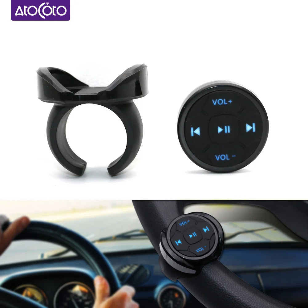 Универсальный Автомобильный Bluetooth мотоцикл велосипед руль беспроводной пульт