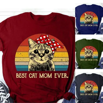 

2020 Summer Fashion Tshirt For Women Short Sleeves Big Floral Flower Print Tees Top Femal T-shirts Elastic Casual T Shirt