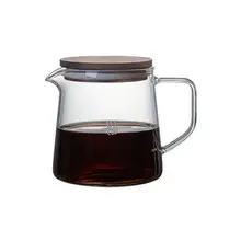 Glass Pitcher With Lid & Spout Large Teapot Liquid Dispenser Heat Resistant Glass Teapot Kettle