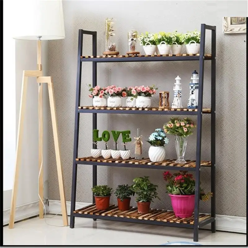 Настольная полка для растений Madera Piante Estanteria Para Plantas Pot Saksi Standi Balcony Stojak Na Kwiaty|Полки