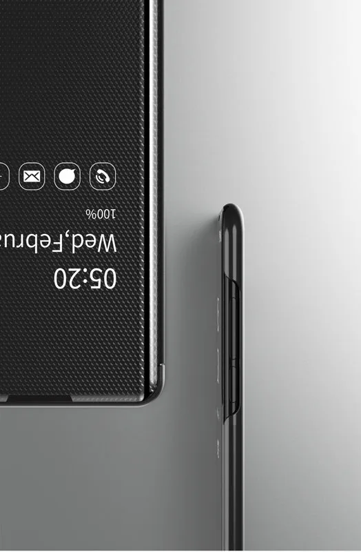 Чехол книжка для Xiaomi Redmi Note 7 8 Pro Note7 Note8 умный прозрачный зеркальный твердый